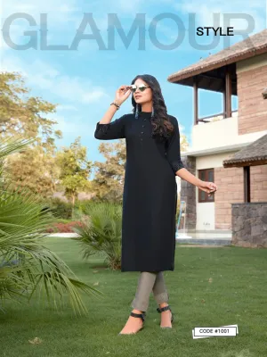 Banwery Presents Taj Rayon Daily Wear Kurtis Collection