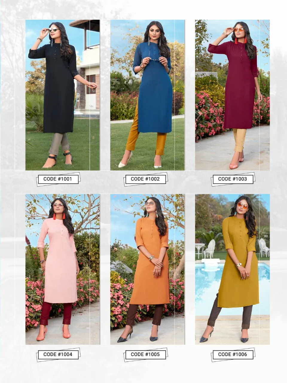 Banwery Presents Taj Rayon Daily Wear Kurtis Collection