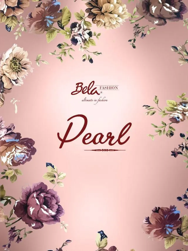 Bela Fashion Pearl Print Designer Daily Wear Saree Collection