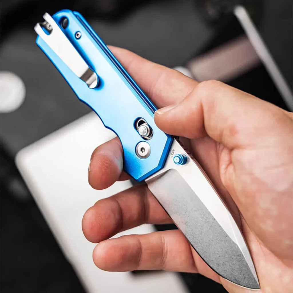 Boker Magnum Rockstub Blue Elox Knife