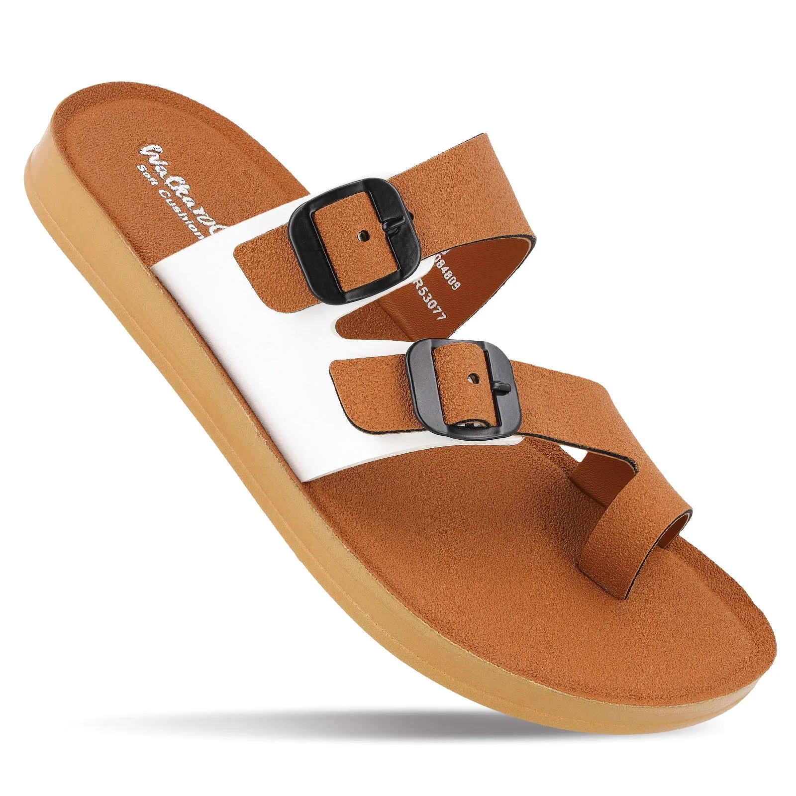Boy's Daily Wear Sandals  - WBR53077 Tan