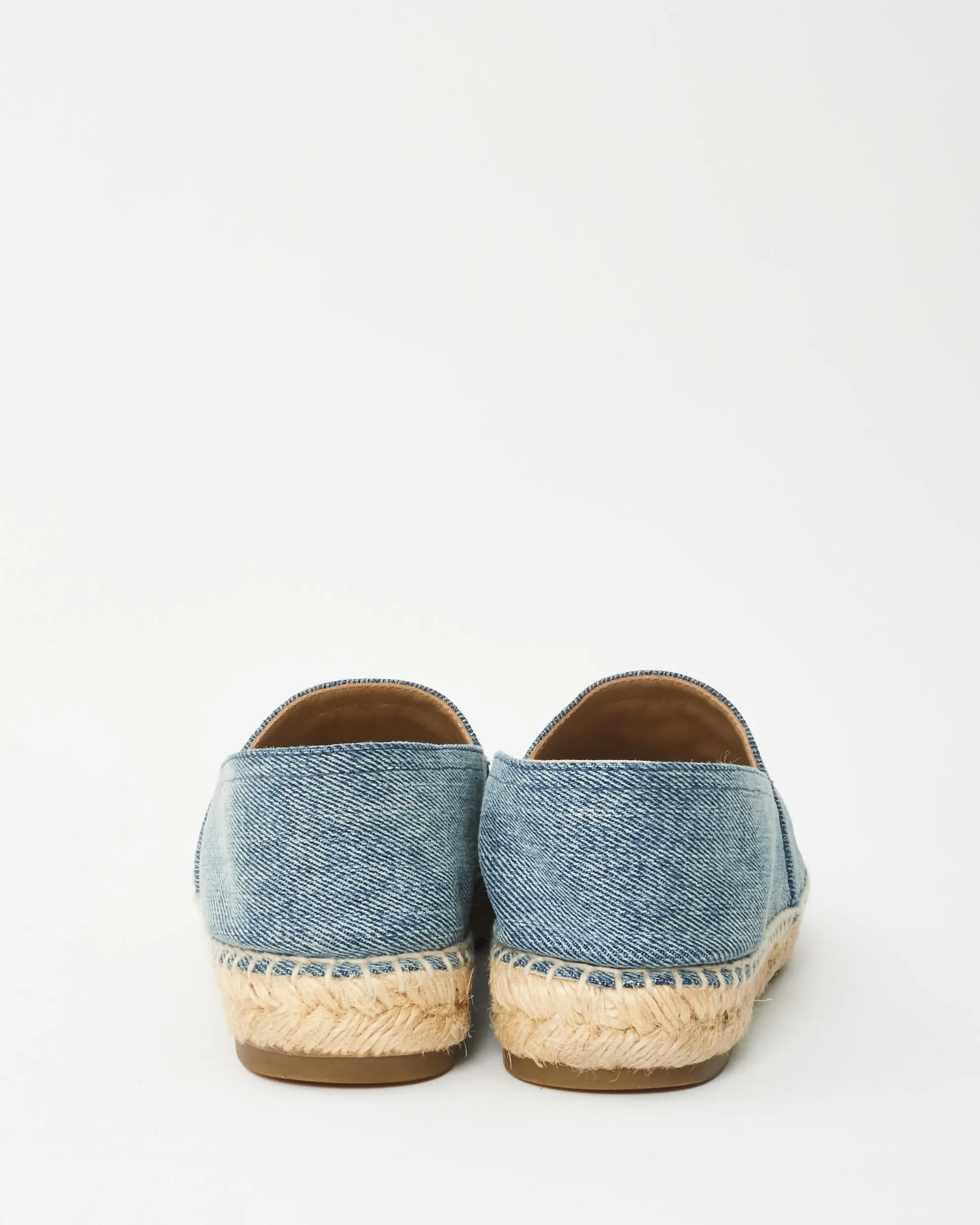 Chanel Denim CC Logo Espadrilles - 38