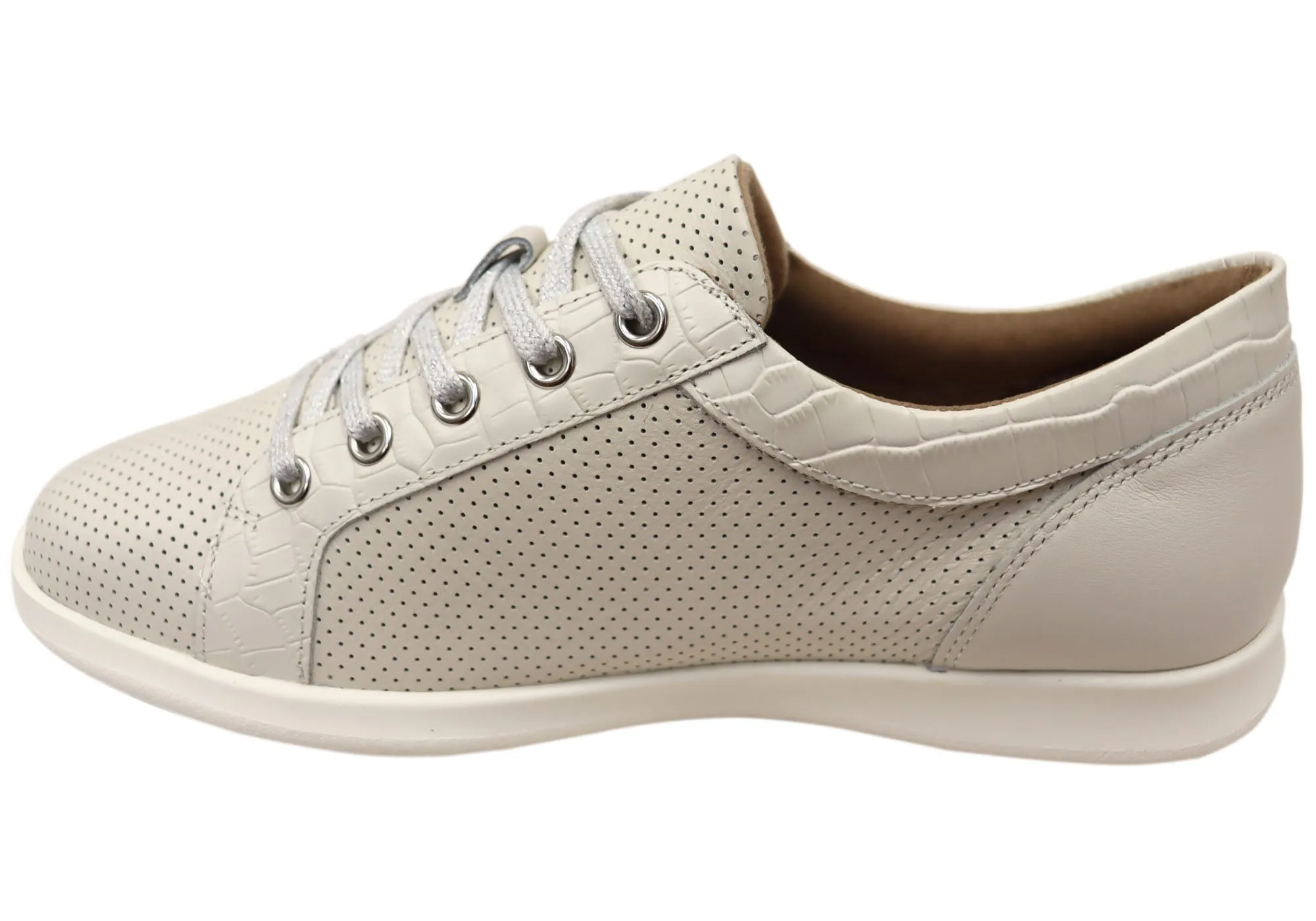 Homyped Carrie Lace Womens Comfortable Leather Casual Shoes