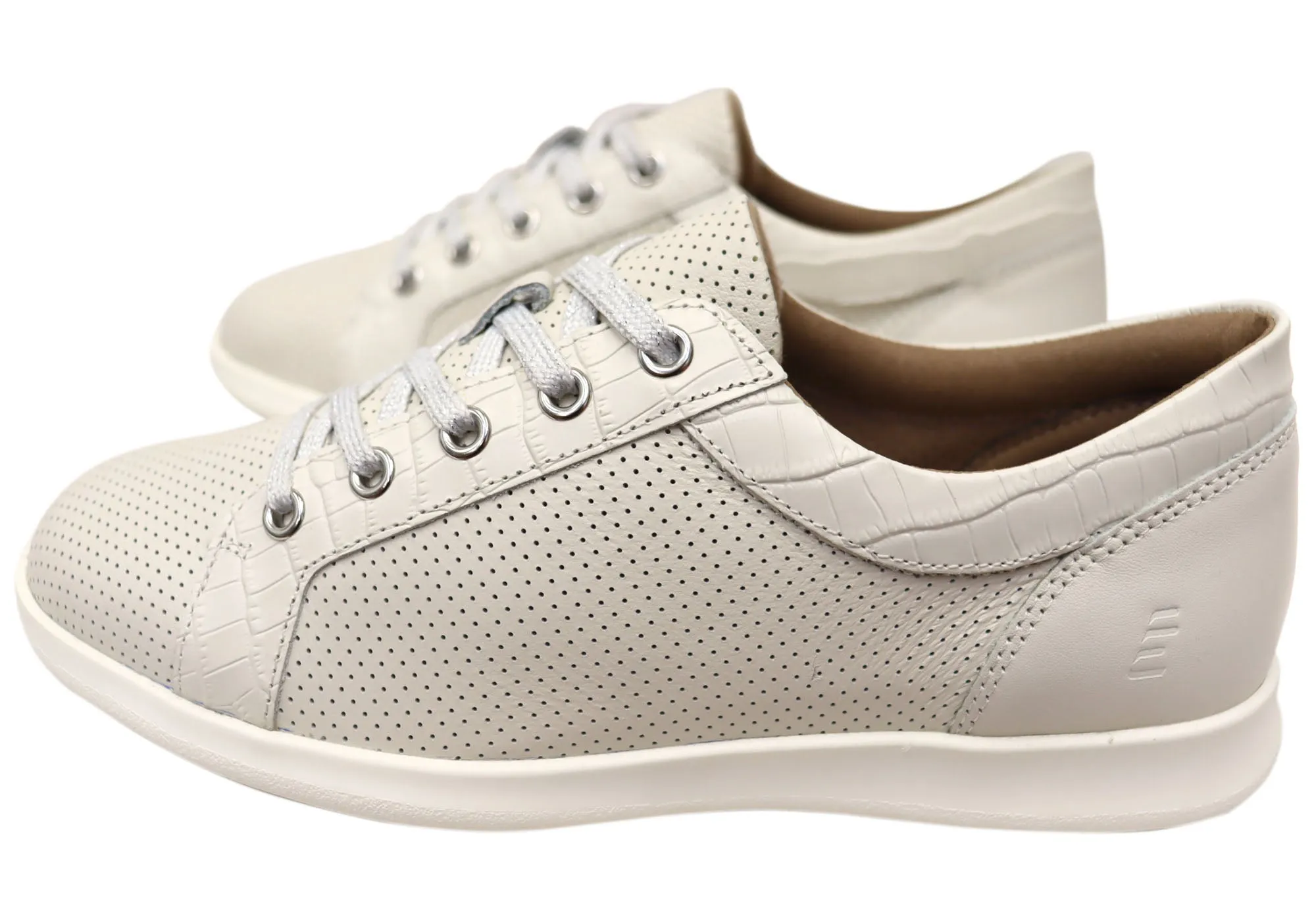 Homyped Carrie Lace Womens Comfortable Leather Casual Shoes