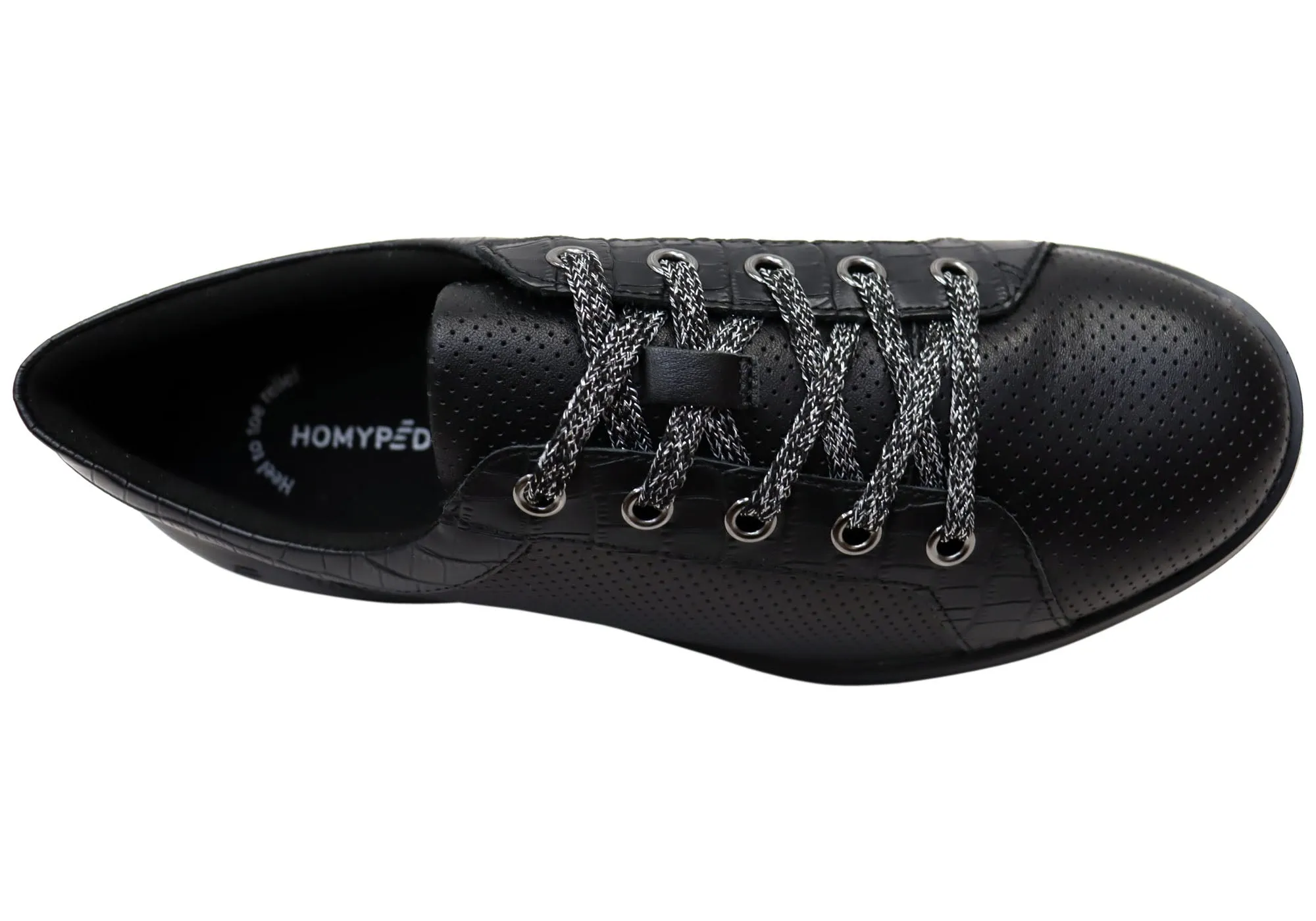 Homyped Carrie Lace Womens Comfortable Leather Casual Shoes