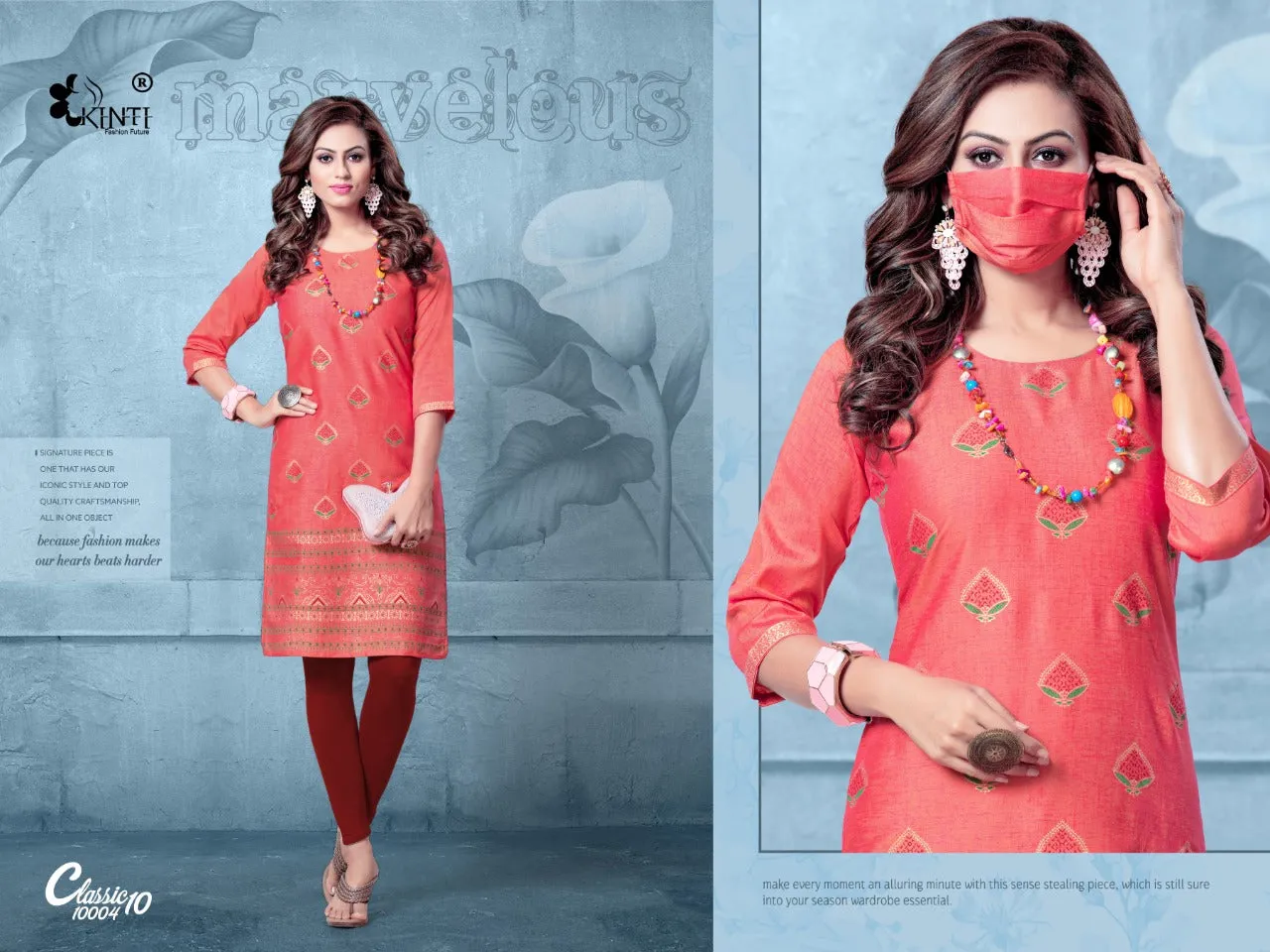Kinti Presents Classic Vol 10 Rayon Printed Daily Wear Kurtis Collection