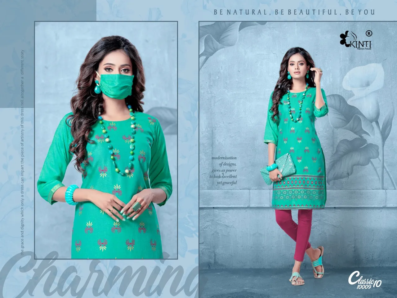 Kinti Presents Classic Vol 10 Rayon Printed Daily Wear Kurtis Collection