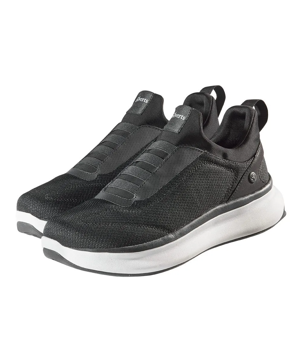 Men's Extra Wide Comfortable Slip On Sneakers Without Laces