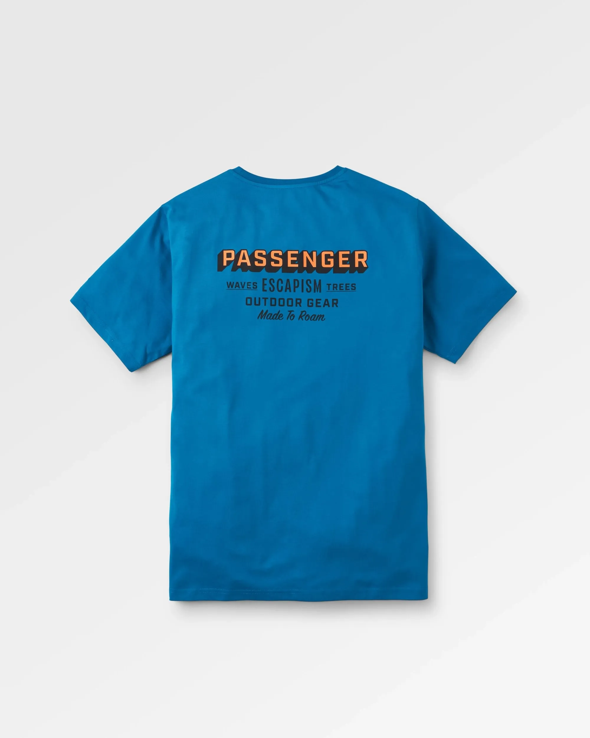 Outdoor Gear Organic Cotton T-Shirt - Azure Blue