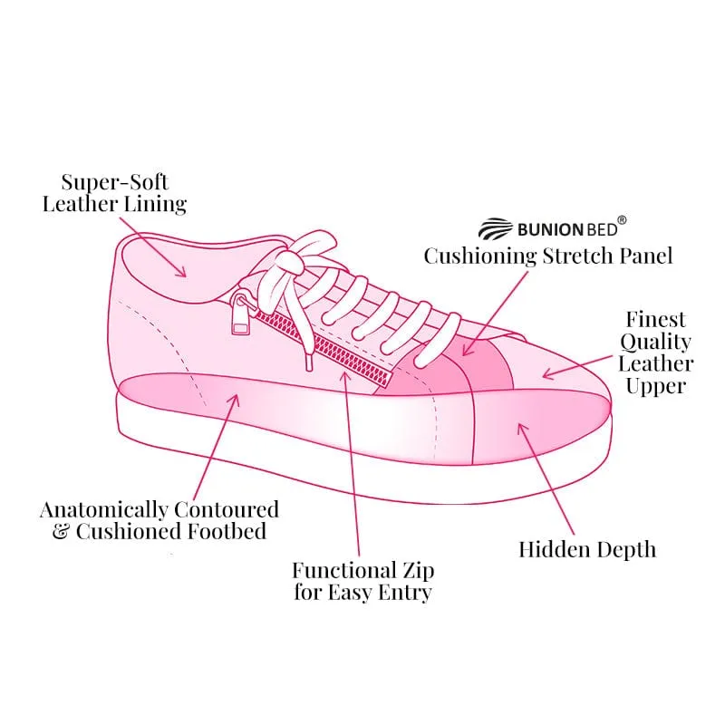 Pixie: Cherry Leather & Suede