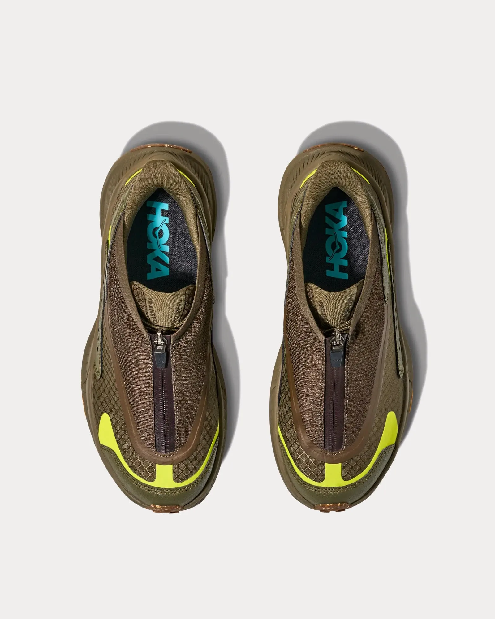 Project Transport Deep Umber / Antique Olive Slip On Sneakers